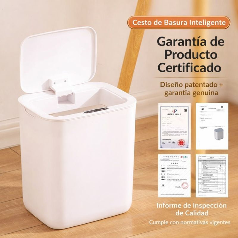 Promo 2x1 | Cesto de Basura Smart Waste™ con Sensor Inteligente y Tapa Antiodor
